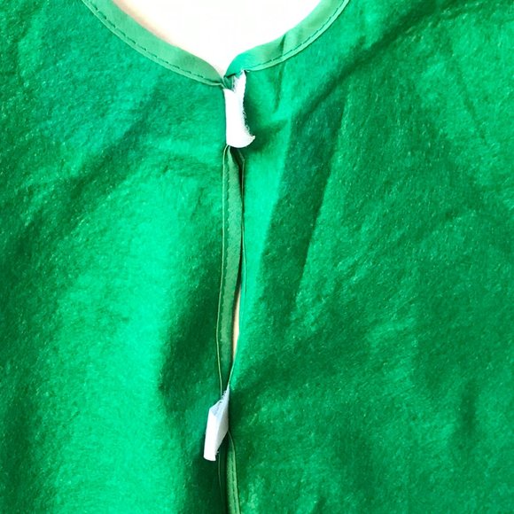 Vintage Christmas Tree Skirt Santa Chimney Felt Teddy Bear Candy Cane Snowflake - Picture 11 of 12